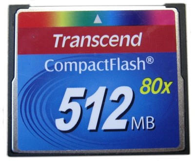 Karta Compact Flash CF 512MB Transcend FV
