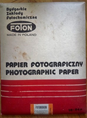 Papier fotograficzny Foton 18x24 fotonbrom