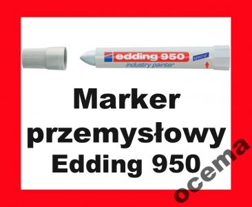 Specjalistyczny marker przemysłowy Edding950 biały