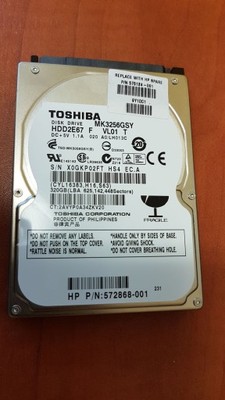 2.5'' TOSHIBA MK3256GSY 320GB SATA2 7200rpm 16MB