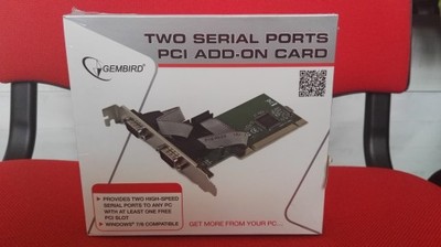 NOWA KARTA PCI SERIAL PORT (COM, RS-232) X2 GMB