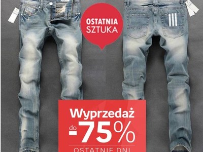 jeans spodnie DIESEL SLIMFIT SLIM 31/34 60% OUTLET