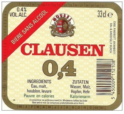 Luksemburg Brasserie Mousel &amp; Clausen