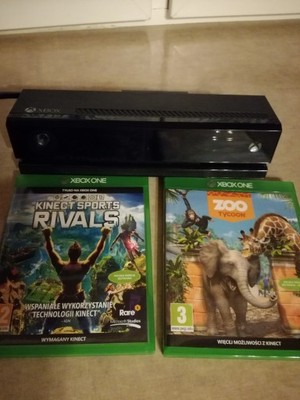KINECT XBOX ONE + ZOO TYCOON +KINECT SPORTS RIVALS