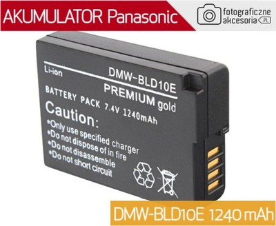 Akumulator DMW-BLD10E 1240mAh dedykacja: Panasonic