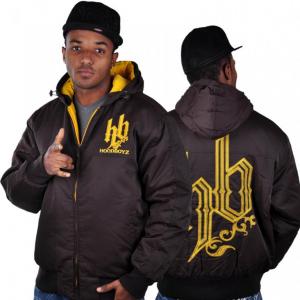 Hoodboyz Basic Winter jacket zimowa Brown Yell XXL - 5928613064 - oficjalne  archiwum Allegro