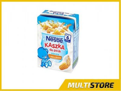 Nestle Kaszka mleczna 8 zbóż z miodem 200 ml