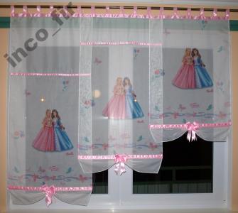 Barbie  firanka- panele