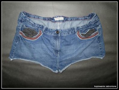 PAPAYA__spodenki szorty SHORTS krótkie jeans__44