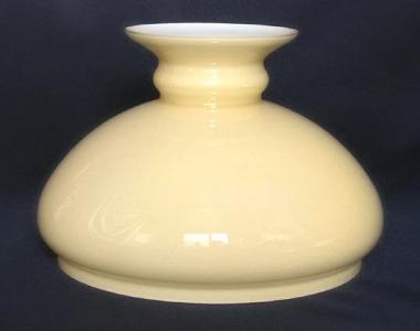 Elegancki kremowy klosz, 18.8 cm - lampa naftowa