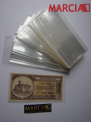 Kieszonki Ochronne 250 g na banknoty itp 100 x 210