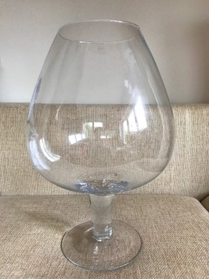 Kielich koniak szklany wazon duży NOWY 50cm!!! - 6842973055 - oficjalne  archiwum Allegro