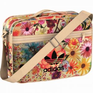 Adidas torba w kwiaty Airliner Bag retro na laptop - 6096477591 - oficjalne  archiwum Allegro