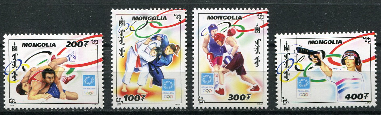 Mongolia** Igrzyska Olimpijskie Ateny 2004