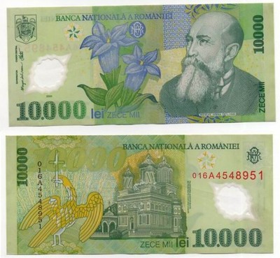 RUMUNIA 2000 10000 LEI