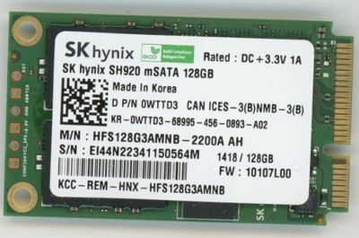 DYSK 128GB SSD mSATA GWARANCJA SZCZECIN