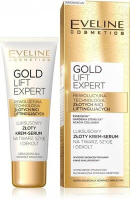 EVELINE Gold Lift Expert złoty krem-serum na twarz