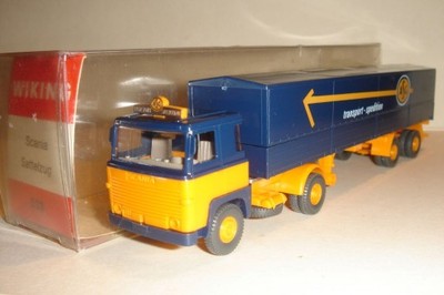 Scania - ciężarówka z naczepą - Wiking - 1:87