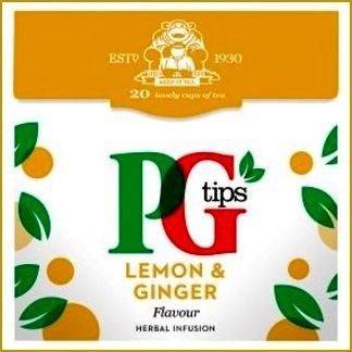 PG Tips Lemon &amp; Ginger 25 Pyramid Tea Bags
