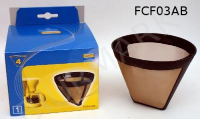 Filtr metalowy do kawy rozmiar 4 - FCF03AB