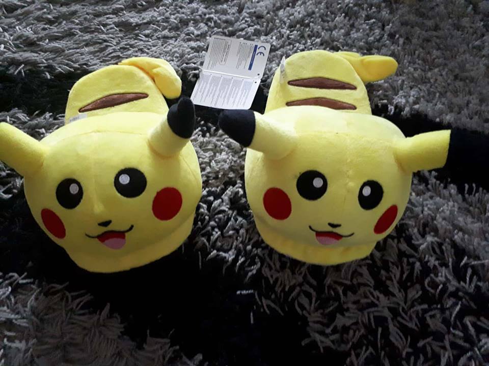 PIKACHU - CIEPŁE PAPCIE PANTOFLE NA ZIMĘ 39/40