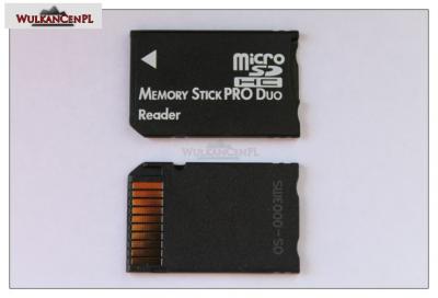Adapter MicroSD na MemoryStick Pro Duo do PSP SONY