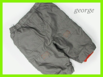 ocieplane spodnie George 3-6 mcy 62/68