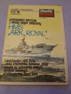 MAŁY MODELARZ  11/12 90 LOTNISKOWIEC HMS ARK ROYAL