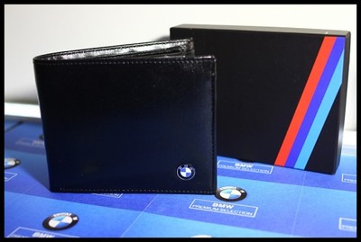 Męski portfel BMW - Nowy, 100% SKÓRA + Pudełko !!! - 6630083286 - oficjalne  archiwum Allegro