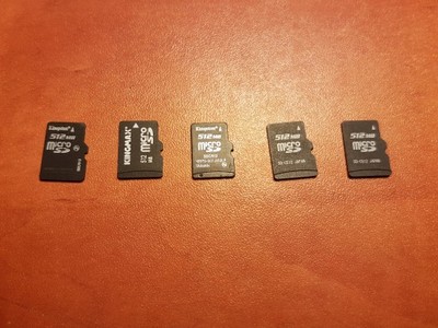 Karta pamięci microsd  512mb  5sztuk