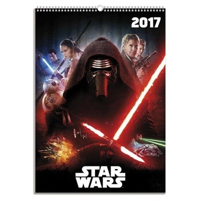 Kalendarz 2017 - STAR WARS  GWIEZDNE WOJNY VII
