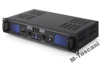 WZMACNIACZ SPL500 DJ PA 500W LED Equalizer FV GW