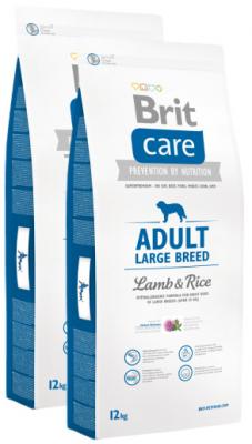 BRIT CARE ADULT LARGE LAMB RICE 2x12kg + GRATIS