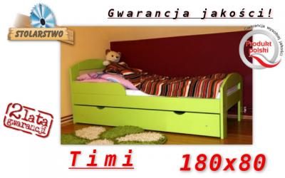 Drewniane łóżko dziecięce Timi 180x80 +szuflada!