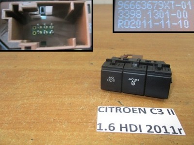 Citroen C3 Ii Przycisk Esp Eco - 6667081480 - Oficjalne Archiwum Allegro