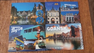 Pocztówki Gdańsk (zestaw)