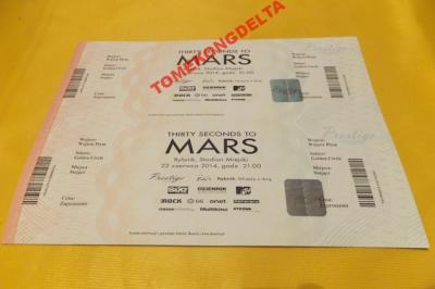 BILETY na 30 SECONDS TO MARS  Golden Circle