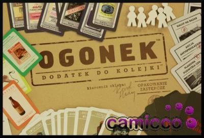 OGONEK gra dodatek do gry planszowej KOLEJKA - HIT - 3476180035 - oficjalne  archiwum Allegro
