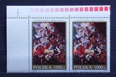 121.Polska 1991-znaczek poczt.** Fi # 3202 w parce
