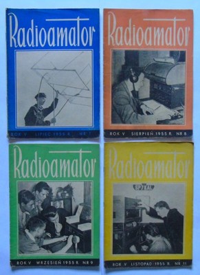 Radioamator 1955 4 numery