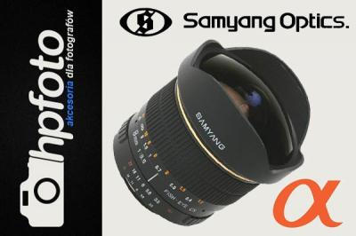 Samyang 8mm f3.5 Fish-Eye do Sony - KURIER 0zl