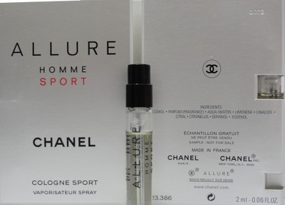 Chanel Allure Homme Sport cologne 2ml