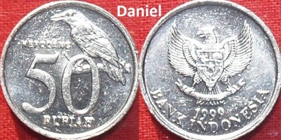 INDONEZJA - 50 rupii z 1999 roku - DO KOLEKCJI