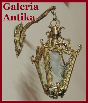 Piękny kinkiet LAMPION szkła szlifowane - LAMPA