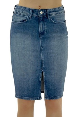 Spódnica jeansowa Wrangler Split blue rozmiar 28 - 6390724248 - oficjalne  archiwum Allegro