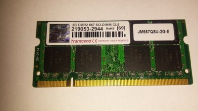 Transcend 2GB 667MHz DDR2 SO-DIMM