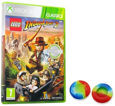 LEGO INDIANA JONES 2 WAWA NOWA X360 + NAKŁADKI