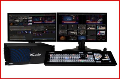 mikser NewTek TriCaster 860MS + konsola, tła