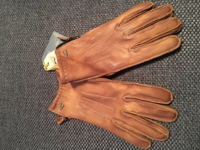 CAMEL Active brązowe rękawiczki skórzane M L - 6658540627 - oficjalne  archiwum Allegro
