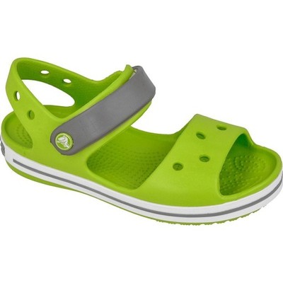 Sandały Crocs Crocband Jr 12856 zielone r. 24-25